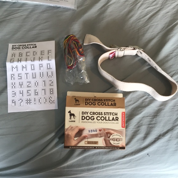 NWT Lot of Two Embroidery Kits. Large Dog Collar & NYC Skyline. - Picture 10 of 13